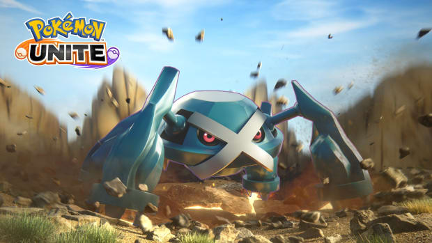Metagross splash art for Pokemon Unite